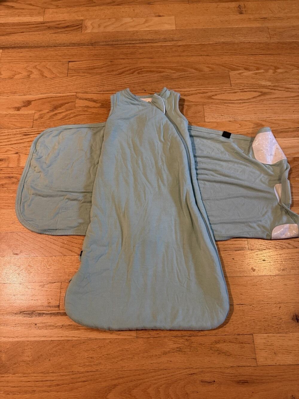 Kyte Baby Sleep Sack Swaddle XS 1.0 TOG Sage Green Bamboo Wearable Blanket